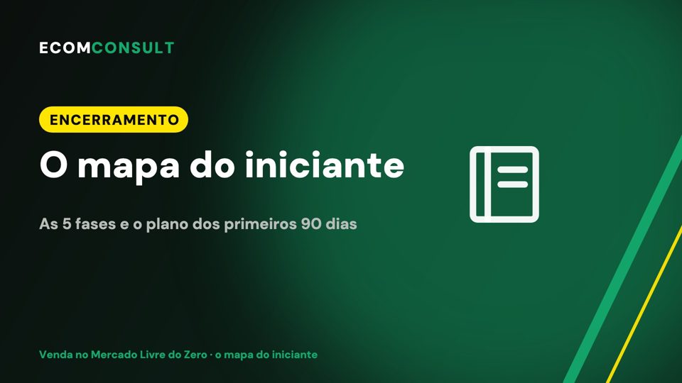Encerramento: o mapa do iniciante no Mercado Livre